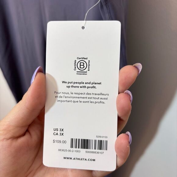Athleta Transcend Slim Pant NEW with tags Size 3X Dusk Purple - Picture 11 of 15